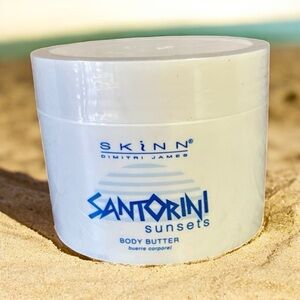 SKINN Santorini Sunsets Body Butter - White and Blue SEALED
